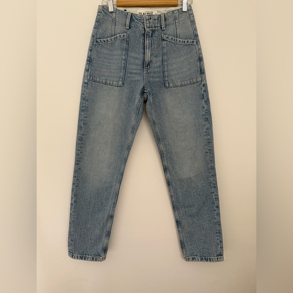 Dynamite Denim High Waist Straight Mom Jeans Size 25